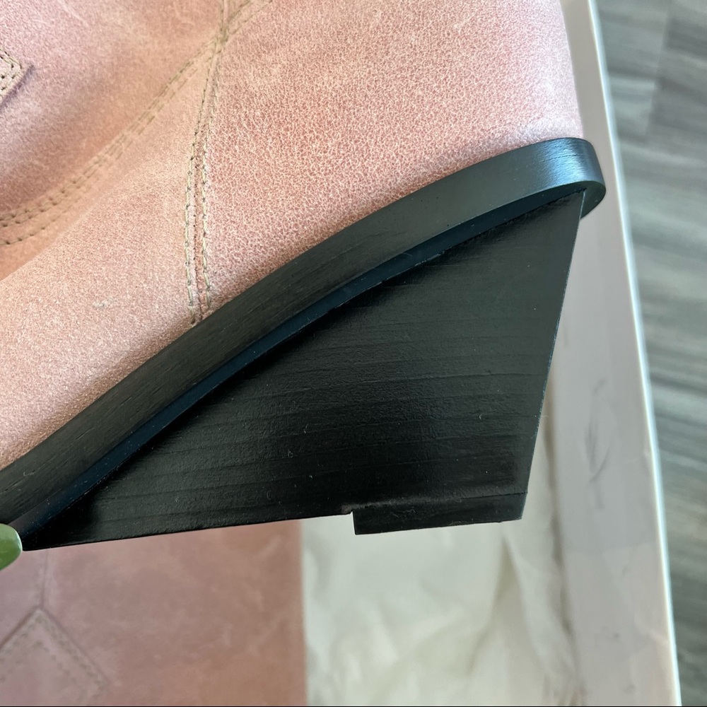 NWOT MM6 Maison Martin Margiela Pink Heeled Boots - Picture 6 of 9